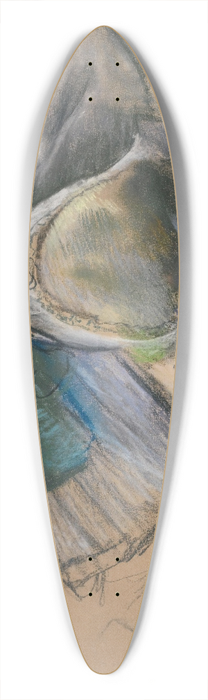 Edgar Degas - Danseuse Rajustant Son Chausson 39.3 inch art pintail longboard deck