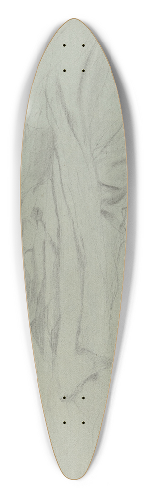 Edgar Degas - Drapery Study 39.3 inch art pintail longboard deck