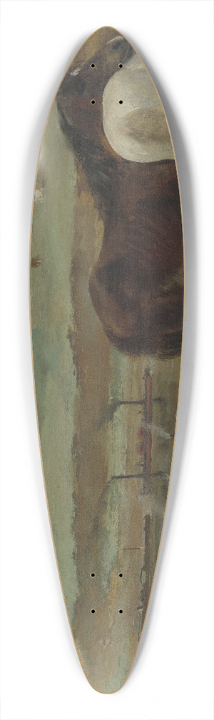 Edgar Degas - Horses in a Meadow 39.3 inch art pintail longboard deck