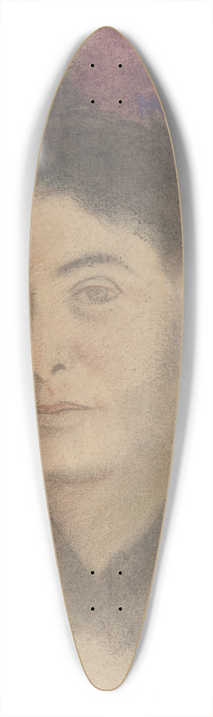 Edgar Degas - Madame Loubens 39.3 inch art pintail longboard deck