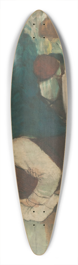 Edgar Degas - Retrato de Diego Martelli 39.3 inch art pintail longboard deck