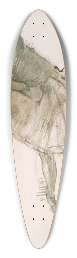 Edgar Degas - Study of a Ballet Dancer 39.3 inch art pintail longboard deck
