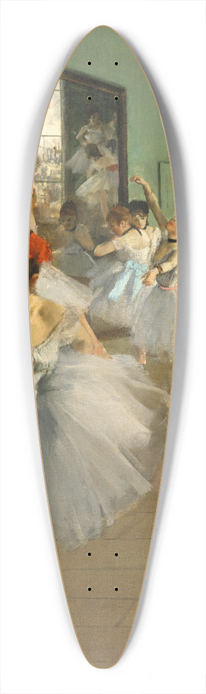 Edgar Degas - The Dance Class 39.3 inch art pintail longboard deck