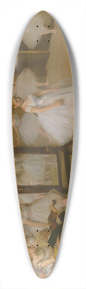 Edgar Degas - The Dancing Class 39.3 inch art pintail longboard deck