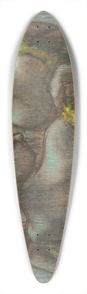 Edgar Degas - Two Dancers, Half-length 39.3 inch art pintail longboard deck