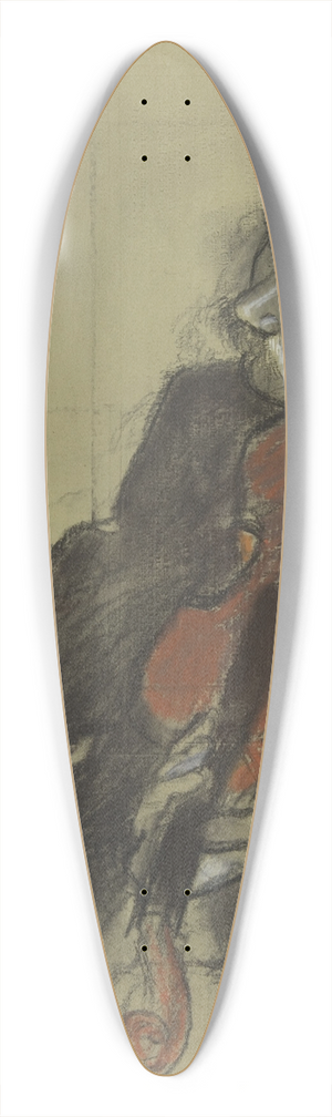 Edgar Degas - Violinist, Study for The Dance Lesson 39.3 inch art pintail longboard deck