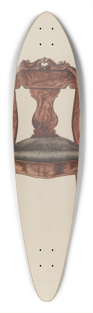 Edith Magnette - Fiddle-back Chair 39.3 inch art pintail longboard deck