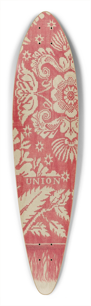 Edith Magnette - Woven Coverlet 39.3 inch art pintail longboard deck