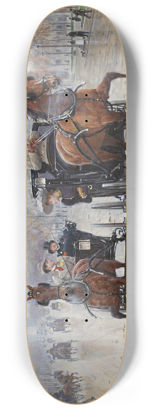 Jean Braud - Rond-point des Champs-lyses 8.25 inch art skate deck