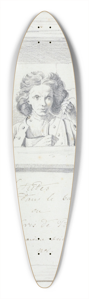Edm Bouchardon - Le savetier 39.3 inch art pintail longboard deck