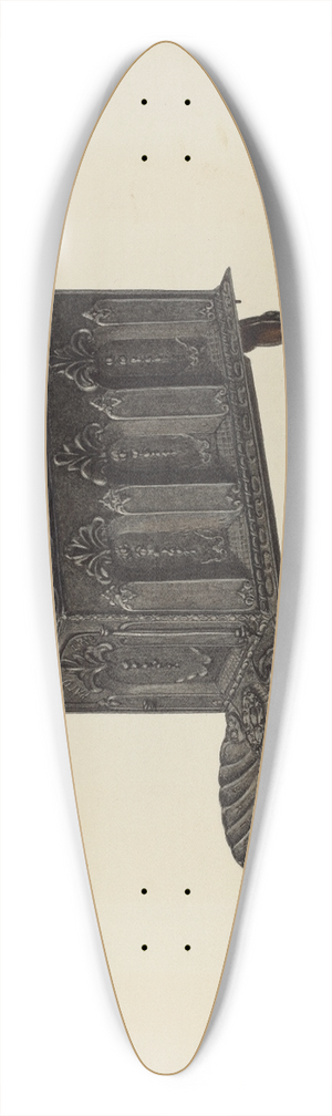 Edmond Lorts - Cast Iron Stove 39.3 inch art pintail longboard deck