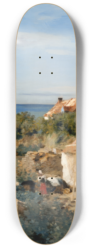 Jean Charles Cazin - French Landscape 8.25 inch art skate deck