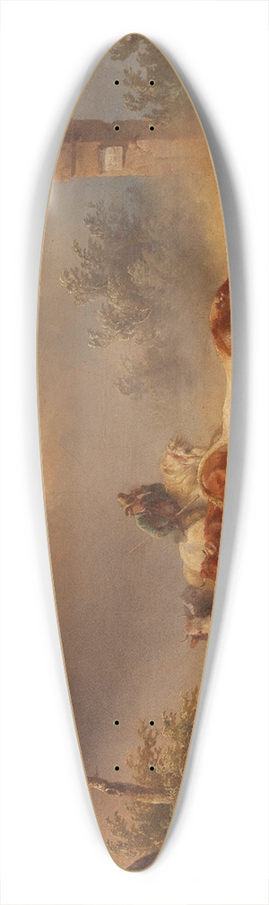 Edmund Mahlknecht - Returning Home With An Approaching Storm 39.3 inch art pintail longboard deck