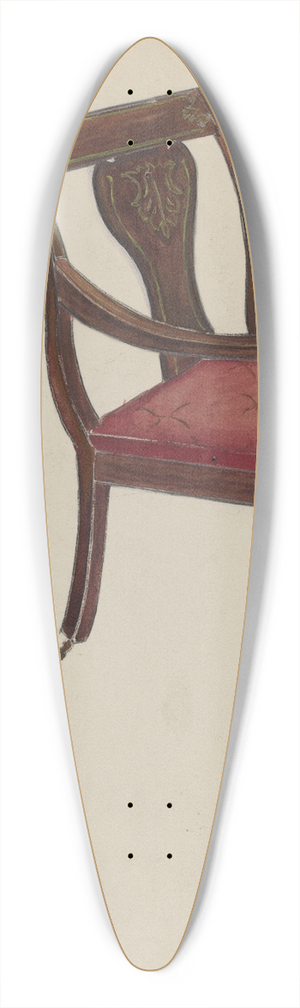 Edna C. Rex - Arm Chair 39.3 inch art pintail longboard deck