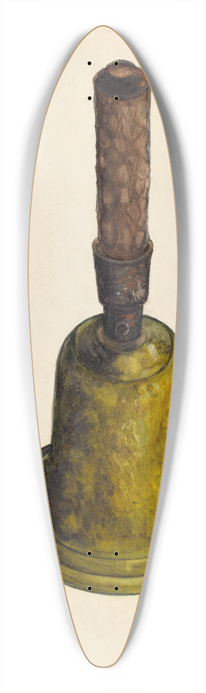 Edna C. Rex - Bell 39.3 inch art pintail longboard deck