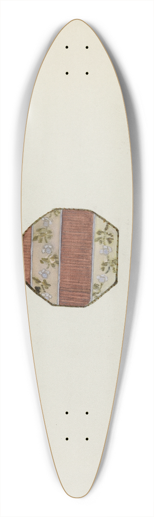 Edna C. Rex - Pin Cushion 39.3 inch art pintail longboard deck