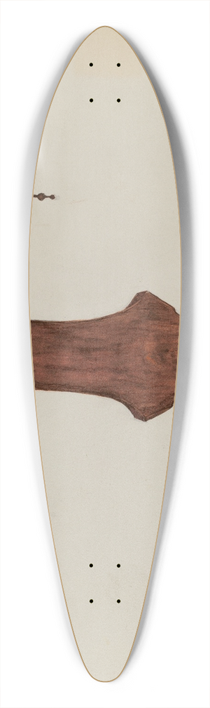 Edna C. Rex - Table 39.3 inch art pintail longboard deck