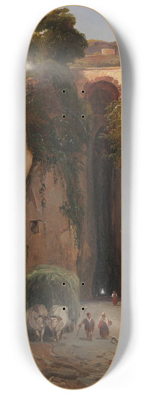 Jean-Charles Joseph Rmond - Entrance to the Grotto of Posilipo 8.25 inch art skate deck Jean-Charles Joseph Rmond - Entrance to the Grotto of Posilipo 8.25 inch art skate deck