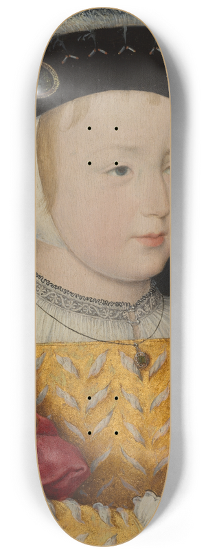 Jean Clouet - The Dauphin Franois, Son of Franois I 8.25 inch art skate deck