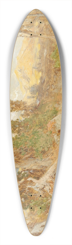 Eduard Peithner von Lichtenfels - Windthrow 39.3 inch art pintail longboard deck
