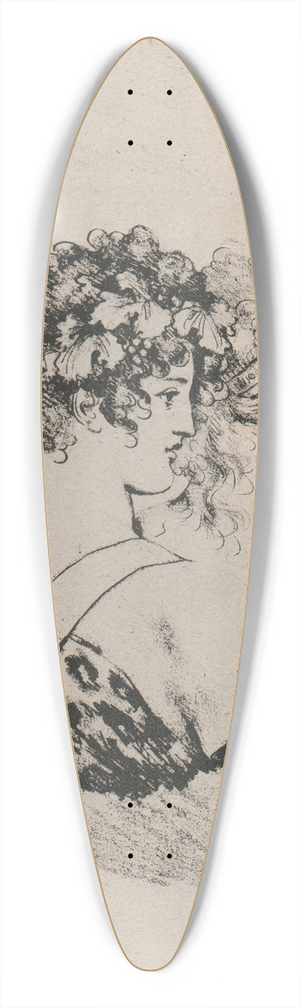Eduard Strohling - Bacchus and Ariadne 39.3 inch art pintail longboard deck