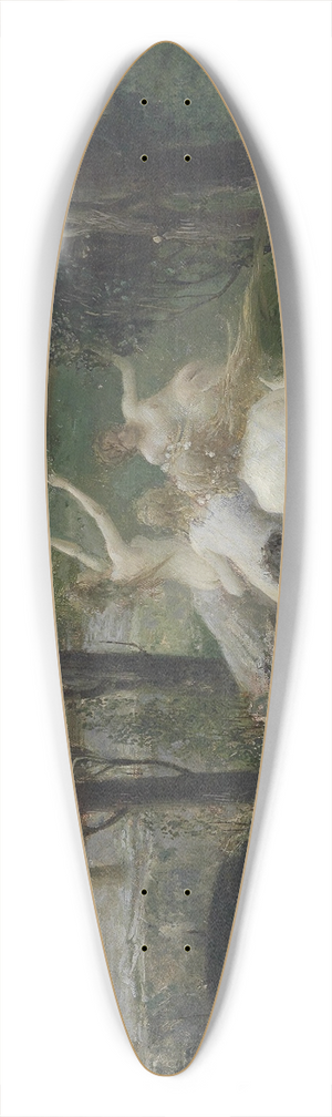 Eduard Veith - Nereiden 39.3 inch art pintail longboard deck