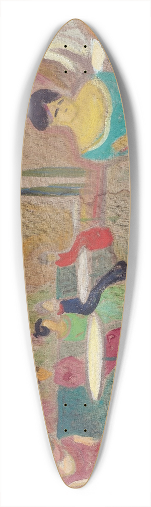 Edvard Munch - Brothel Scene 39.3 inch art pintail longboard deck