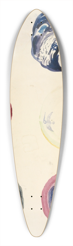 Edvard Munch - Det syke ye 39.3 inch art pintail longboard deck