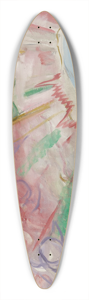 Edvard Munch - Geniuses in Sun Rays 39.3 inch art pintail longboard deck