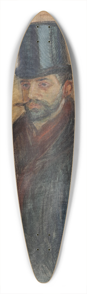 Edvard Munch - Julius Meier-Graefe 39.3 inch art pintail longboard deck