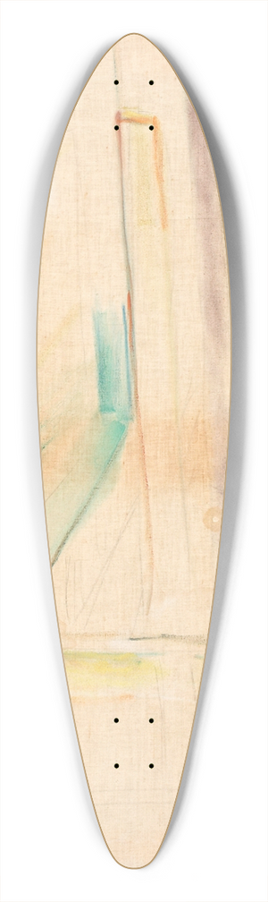 Edvard Munch - Mason 39.3 inch art pintail longboard deck