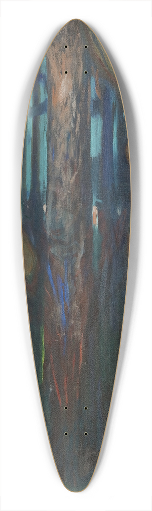 Edvard Munch - Metabolism 39.3 inch art pintail longboard deck