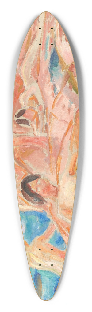 Edvard Munch - Midsummer 39.3 inch art pintail longboard deck