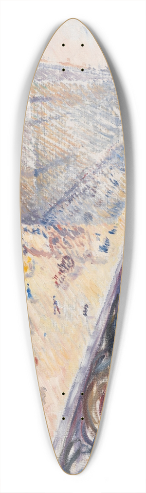 Edvard Munch - Rue Lafayette 39.3 inch art pintail longboard deck