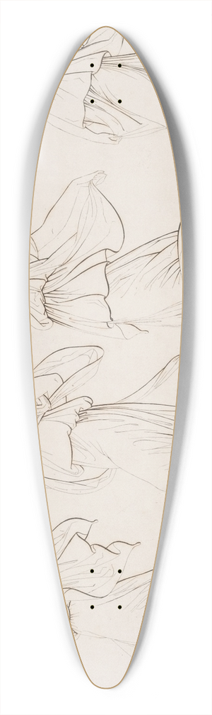 Edvard Sonne - Fremstilling med dansende kvinder 39.3 inch art pintail longboard deck