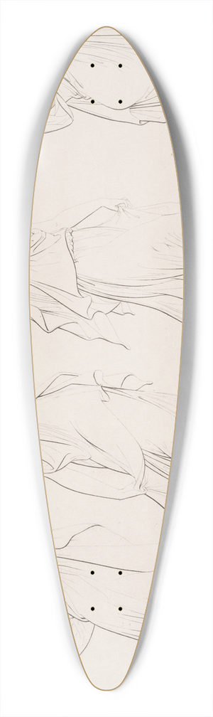 Edvard Sonne - Fremstilling med dansende kvinder 39.3 inch art pintail longboard deck