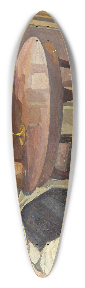 Edvard Weie - Interir med lsende kvinde 39.3 inch art pintail longboard deck