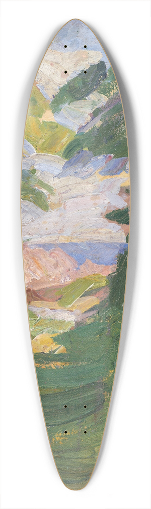 Edvard Weie - Mindet, Christians 39.3 inch art pintail longboard deck