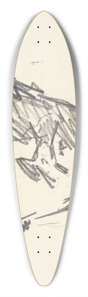 Edvard Weie - Studie til et portrt af professor, drmed Carl Lorentzen 1860-1932 39.3 inch art pintail longboard deck