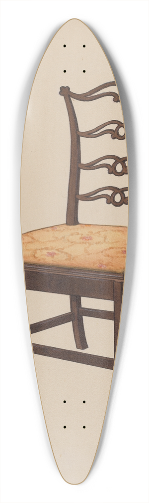 Edward A. Darby - Chippendale Chair 39.3 inch art pintail longboard deck