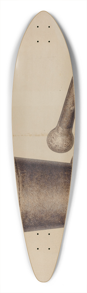 Edward Bashaw - Mortar and Pestle 39.3 inch art pintail longboard deck