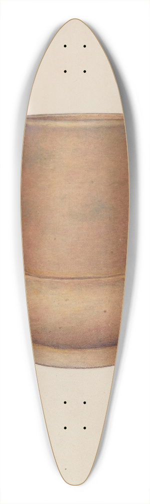 Edward Bashaw - Vase 39.3 inch art pintail longboard deck
