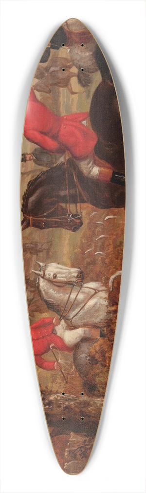 Edward Benjamin Herberte - Sporting Scene 39.3 inch art pintail longboard deck