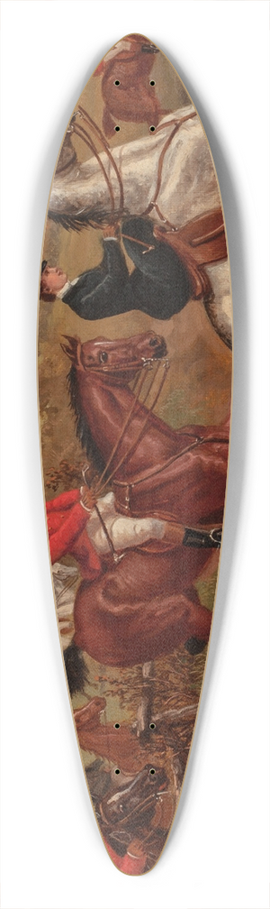 Edward Benjamin Herberte - Sporting Scene 39.3 inch art pintail longboard deck