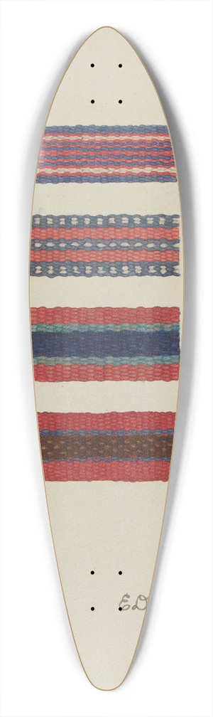 Edward D. Williams - Shaker Chair Braids 39.3 inch art pintail longboard deck