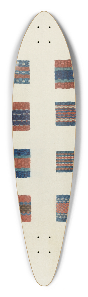 Edward D. Williams - Shaker Wool Braids 39.3 inch art pintail longboard deck