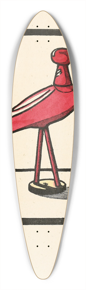 Edward Gordon Craig - The Beautiful Bird 39.3 inch art pintail longboard deck