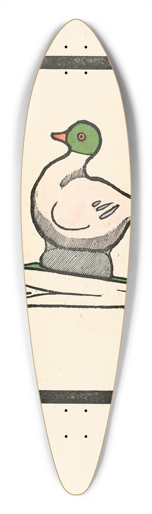 Edward Gordon Craig - The Duck 39.3 inch art pintail longboard deck