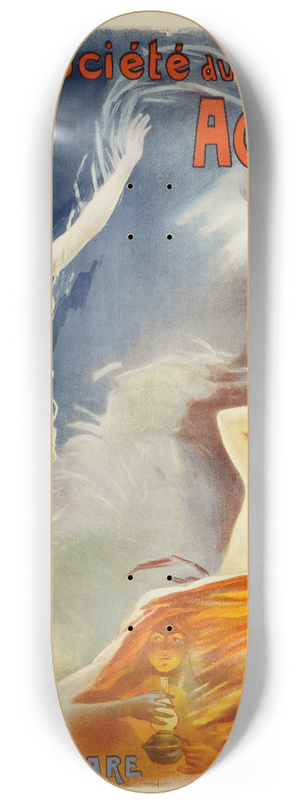 Jean de Paleologue - Socit Du Gaz Acetylene 8.25 inch art skate deck Jean de Paleologue - Socit Du Gaz Acetylene 8.25 inch art skate deck