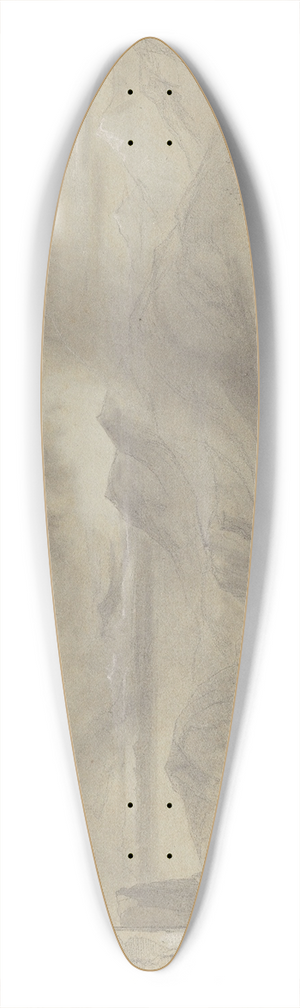 Edward Lear - Isola Bella, Lago Maggiore 39.3 inch art pintail longboard deck